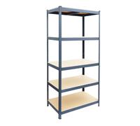 Relaxdays Rayonnage métal 5 niveaux