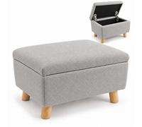 Relaxdays Repose-pieds avec rangement