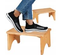 relaxdays Repose-pieds en bambou