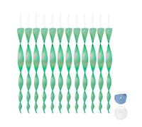 Relaxdays Répulsif d'oiseaux jeu de 48 vert
