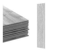 Relaxdays Revêtement de Sol PVC Autocollant Aspect Bois, 2,5 m², 18 Dalles 91x15 cm, Salle de Bain, Cuisine