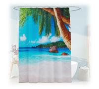 Relaxdays Rideau de douche 180 x 200 cm