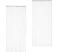 relaxdays Rideau de fils, lot de 2