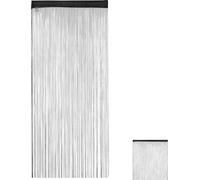 relaxdays Rideau de fils, lot de 2