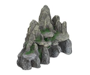 Relaxdays Rocher d'aquarium déco avec grottes