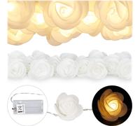 relaxdays Roses Guirlande lumineuse