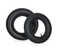Relaxdays Roue brouette avec Chambre à air, profilée, 4.00-8 Pouces, pneumatique, Charge Max. 150 kg, Noire