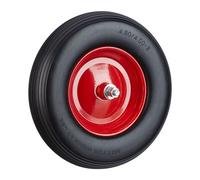 Relaxdays Roue caoutchouc plein 16x4.00-8