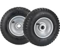 relaxdays Roue de brouette 2.50-4 en kit de 2 pièces