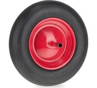 relaxdays Roue de brouette 3.50-8 avec axe fixe