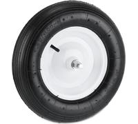 relaxdays Roue de brouette 4.80 4.00-8 avec essieu