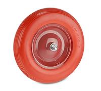 relaxdays Roue de brouette 4.80 4.00-8, Pneu en Caoutchouc Plein avec Jante Acier, Charge 120 kg, différentes Couleurs