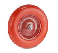 relaxdays Roue de brouette 4.80 4.00-8, Pneu en Caoutchouc Plein avec Jante Acier, Charge 120 kg, différentes Couleurs