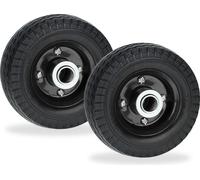 relaxdays Roue de trottinette en set de 2 pièces