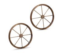 Relaxdays Roue décorative en lot de 2