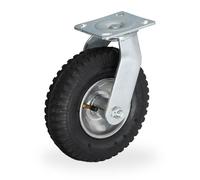 Relaxdays Roue pivotante 2.50-4 pneumatique