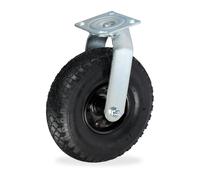 Relaxdays Roue pivotante 3.00-4 pneumatique