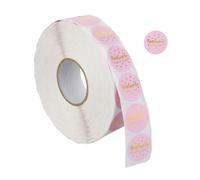 Relaxdays Rouleau étiquettes Handmade 2500 pièces