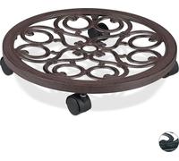 relaxdays Rouleau pour plantes rond antique