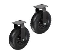 Relaxdays Roulette fixe 3.00-4, lot de 2