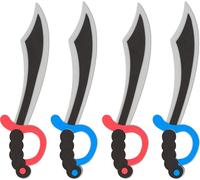 relaxdays Sabre de pirate, set de 4 pièces
