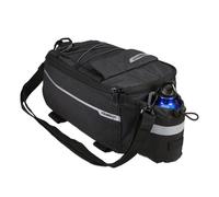 Relaxdays Sac pour Porte Bagages à vélos, avec glacière, étanche, pour Pompe, Accessoires et téléphone Portable, Noire