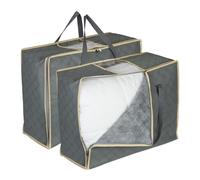 Sac de rangement pour couettes Rangement literie Housse de couette, 2 pièces