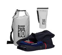 Relaxdays Sac étanche Ocean Pack 10 litres léger Compact extérieur Kayak Ski Sport Voile Snowboard
