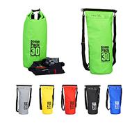 Relaxdays Sac étanche Ocean Pack 30 litres léger compact extérieur kayak ski sport voile snowboard