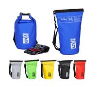 Relaxdays Sac étanche Ocean Pack 5 litres léger compact extérieur ski sport voile snowboard, bleu