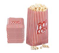 Relaxdays Sachets de pop corn rouge blanc 576 pces