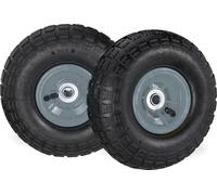 relaxdays sack truck wheel set of 2 3.5-4