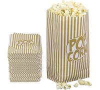 relaxdays Sacs à pop-corn rétro, 144 pièces