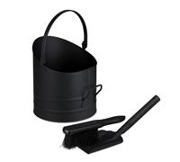 Relaxdays Seau à cendres avec kit 9,5 litres