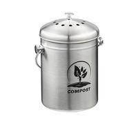relaxdays Seau à compost avec filtre anti-odeur 5 litres