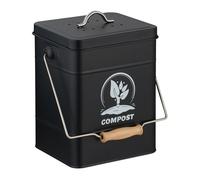 Relaxdays Seau à compost 6 litres