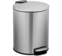 relaxdays Seau à cosmétiques en inox 5 litres