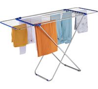 relaxdays Séchoir à linge extensible en acier inoxydable