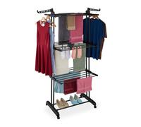 Relaxdays Séchoir à linge mobile tour