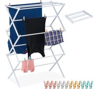 relaxdays Séchoir à linge pliable