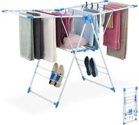 relaxdays Séchoir à linge pliable avec ailes