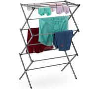relaxdays Séchoir à linge pliable en métal
