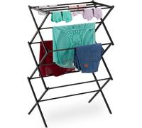 relaxdays Séchoir à linge pliable en métal