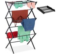 relaxdays Séchoir à linge pliable et extensible