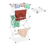 Relaxdays Séchoir à linge pliable et extensible