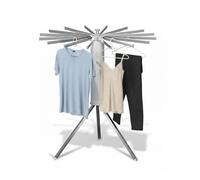 Relaxdays Séchoir à linge pliable Oktopus