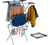 relaxdays Séchoir à linge tour pliable