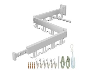 Relaxdays Séchoir mural pliable pour vêtements