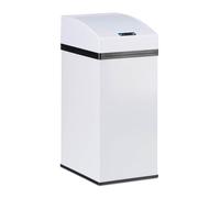 relaxdays Sensor Poubelle 7,0 l blanc