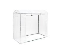 Relaxdays 10020037 Serre de jardin XL Serres à tomates avec toit rond Grande Serre avec porte H x l x P 170 x 200 x 82 cm, vert